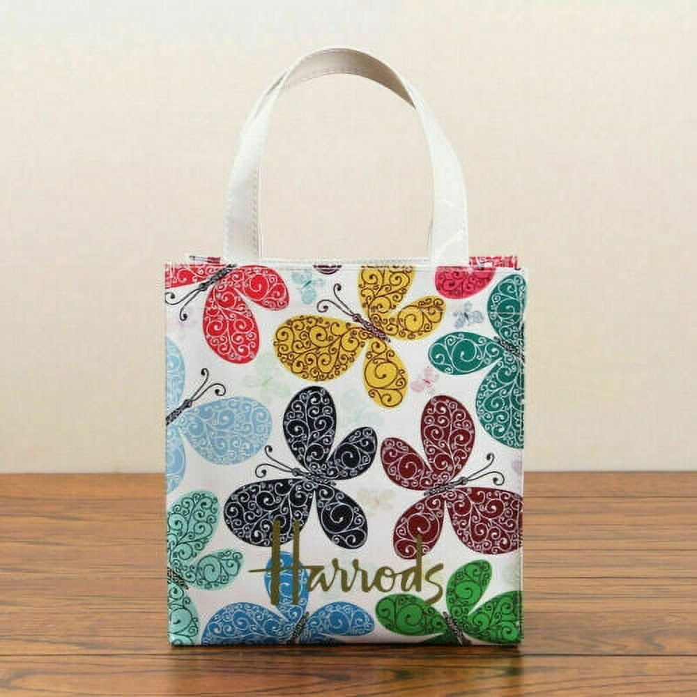 Women PVC Waterproof Shopping Storage Harrods London Shoulder Bag Handbags HOT