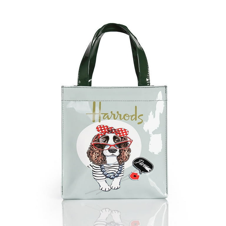 Women PVC Waterproof Shopping Storage Harrods London Shoulder Bag Handbags Walmart