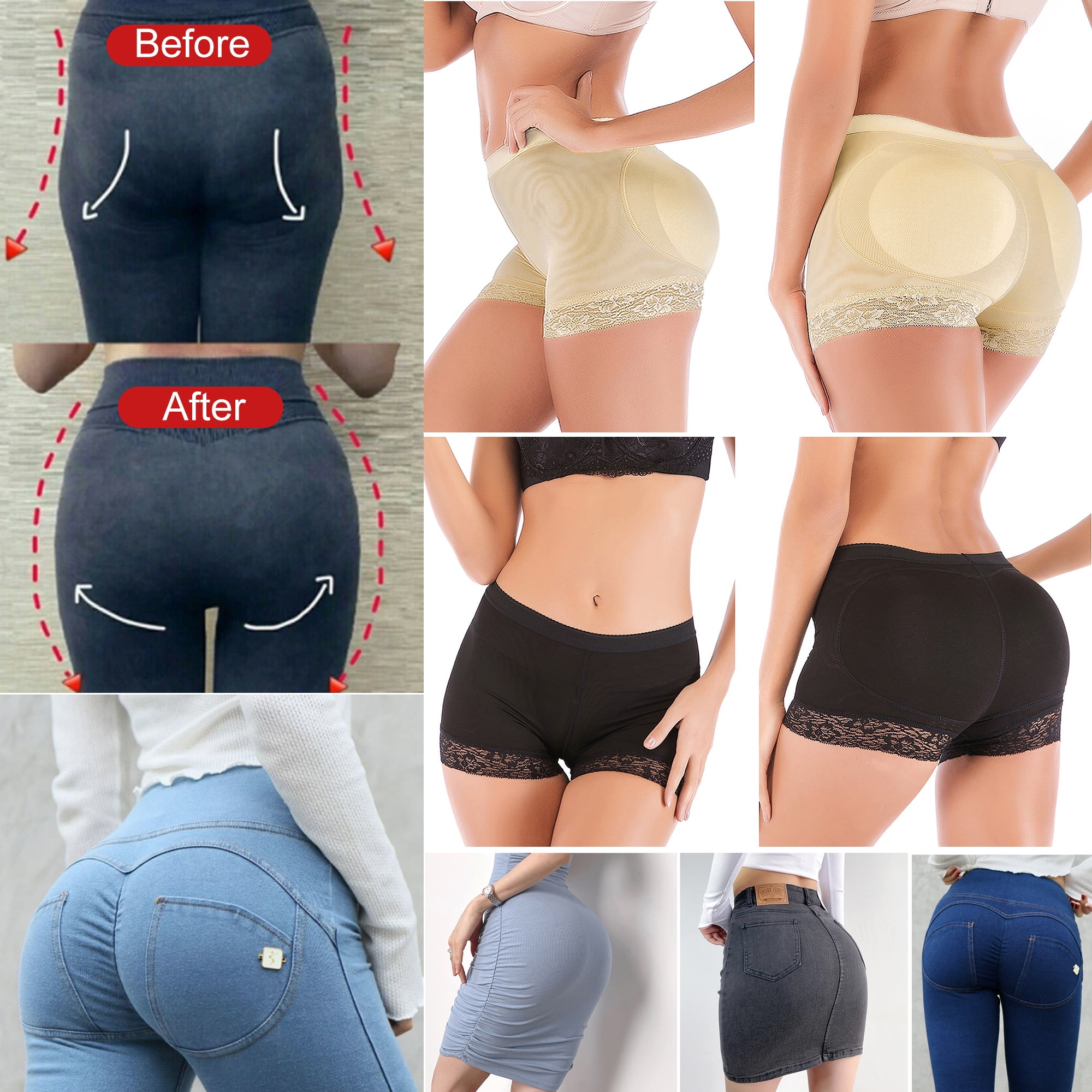 Women's Butt Lifter Shapewear, Seamless Butt Lifter Hip Enhancer Panties,breathable  Tummy Control Body Shaper,padded Underwear | Fruugo NO