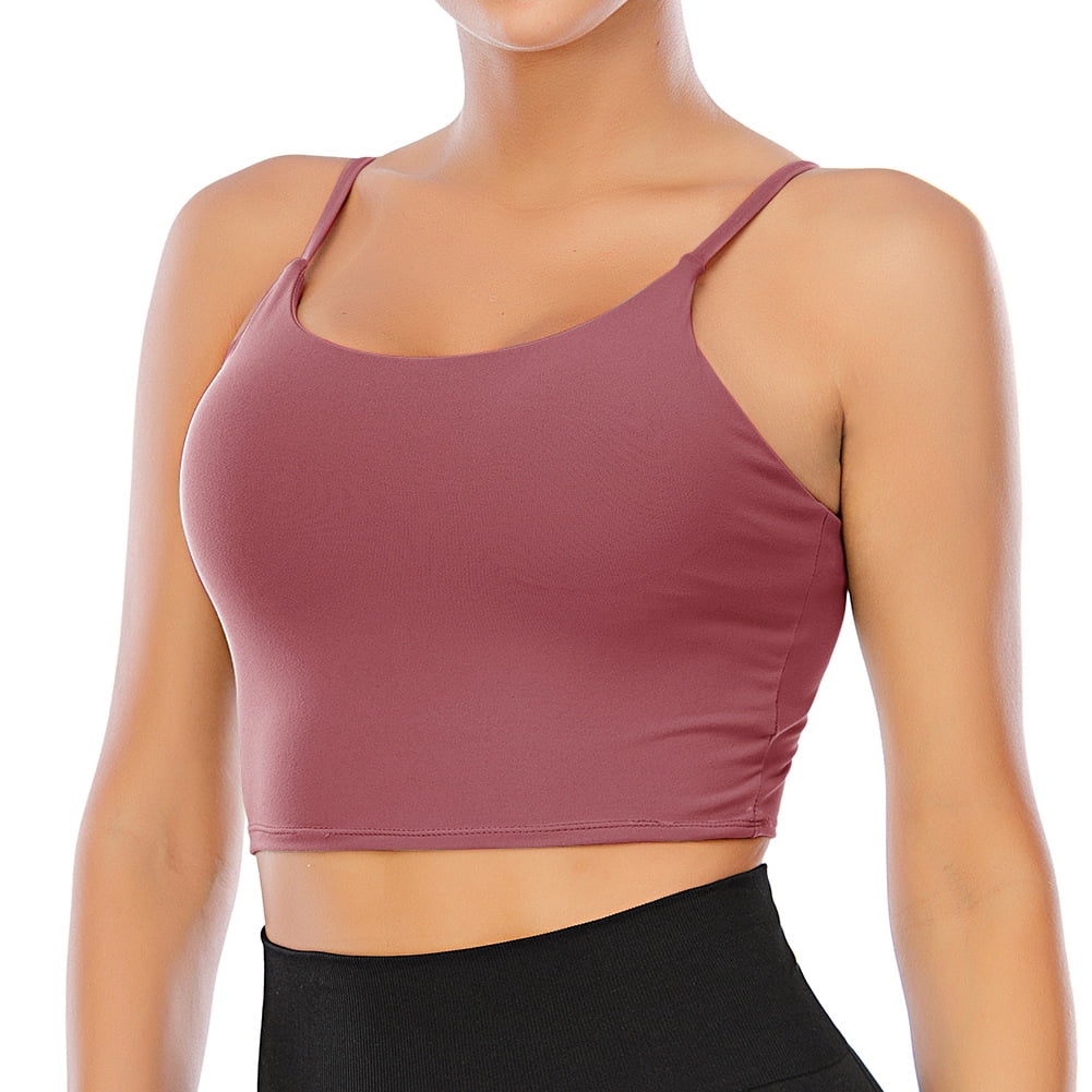 Intiflower MZ06 Wholesale Women's Gym Crop Top Tanks Camis Fashion Hot Fitness  Workout Built in Bra Short Style Sports Yoga Wear - China Yoga Bra and  Wire-Less Sports Bra price
