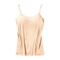 thumbnail image 1 of Women Padded Sports Bra Sleeveless Spaghetti Straps Fitness Workout Running Cami Shirts Yoga Tanks Top for Women, 1 of 3