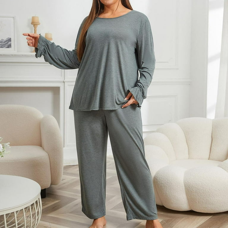 Women Pajama Pajama Set Plus Size Girls Pajama Set Fashion