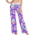 thumbnail image 1 of Women Pajama Pants Lounge Pants Long Stretch Comfy Sleepwear Rainbow Unicorn Ice Cream, 1 of 7