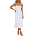 thumbnail image 1 of Women Pajamas Nightgown Adjustable Spaghetti Strap Nightgown Soft Round Neck Long Sleepshirt for Women Comfortable Rest, 1 of 4