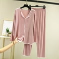 thumbnail image 1 of Women Pajamas Set Soft Pajamas Women Long Sleeve Crew Neck Sleepwear Two Piece Pajama Set for Women Fall Pajamas for Women XXL, 1 of 5