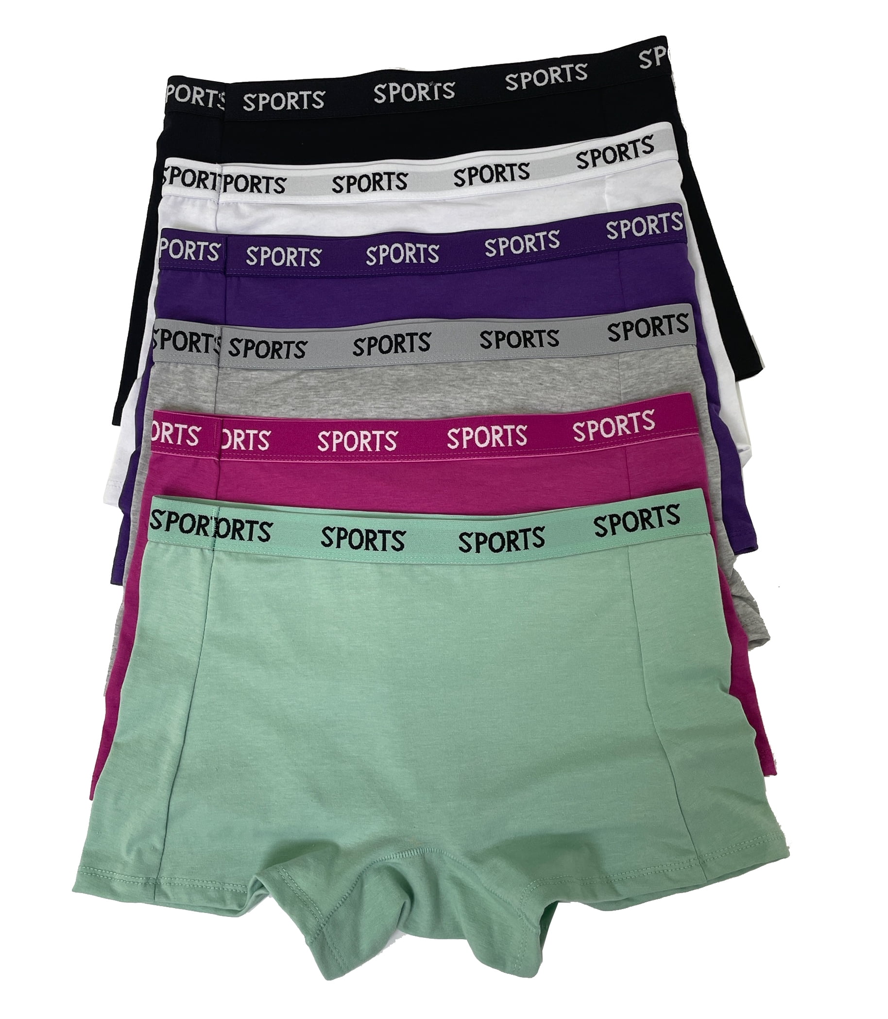 Nabtos Women Boyshort Panties Cotton Boxers underwear Size XL Pack