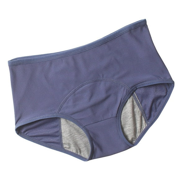 Women Panties,Breathable Cotton Briefs,Menstrual Period Leak-Proof Panties,Female Loose Underpanties,Full Cover Briefs,Elastic Waist Stretch Panties,Lady Sanitary Panties
