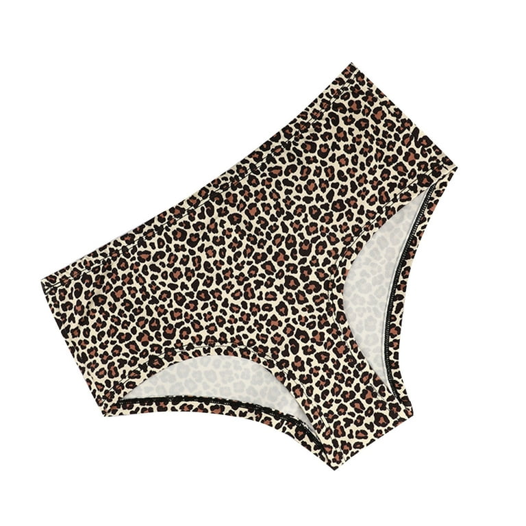 Women Panties Female Leopard Print High Waist Tight Briefs Boxer Underwear  Seamless Breathable Underwear