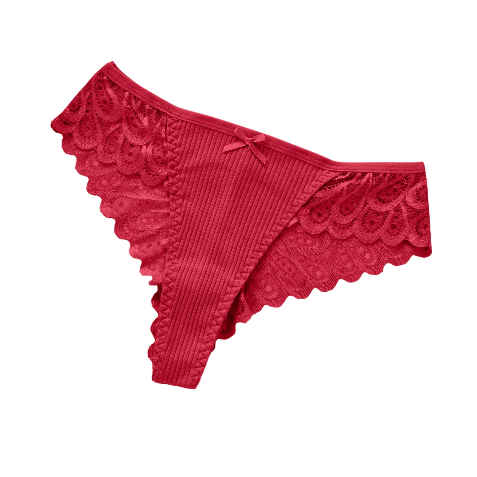 Women Panties Thong A Set Colors Optiont Lingerie Hollow Flowers Sides