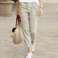 thumbnail image 1 of Women Pants Business Casual Pants for Women Khaki Baggy Pants Women Women Loose Pants Women High Waisted Pants Fall Pants for Women, 1 of 3