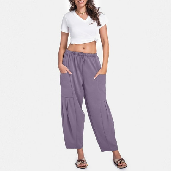 Women Pants Casual Pants Purple Work Pants for Women Womens Comfy Work Pants High Waisted Pants with Pockets Fall Pants for Women 2025