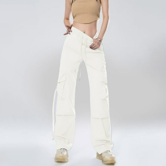Women Pants Casual Pants for Women Beige Womens Pants Womens Lightweight Pants Women Trousers High Waisted Summer Pants for Women 2025