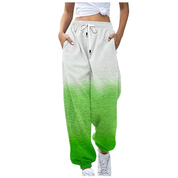 Women Pants Clearance Sale Womens Sweatpants High Waisted Baggy Sweatpants with Pockets Drawstring Jogger Pants Y2k Trendy