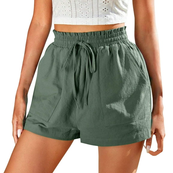 Women Pants Comfortable Soft Shorts Casual Casual Fashion Elastic Shorts Features: