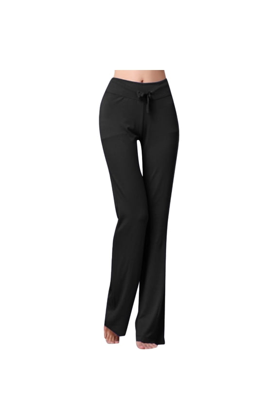 Women Pants Dressy Casual Yoga Straight Leg Comfy Drawstring Loungewear Running Long Active Sweat Plus Size Cargo Trousers