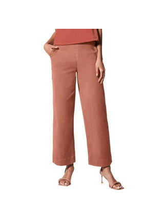Stretch Twill Cropped Wide Leg Pant, High Waist Casual Wide Leg Pants Tummy  Control with Pockets for Women 2023 (Color : 12, Size : Large) : :  Clothing, Shoes & Accessories