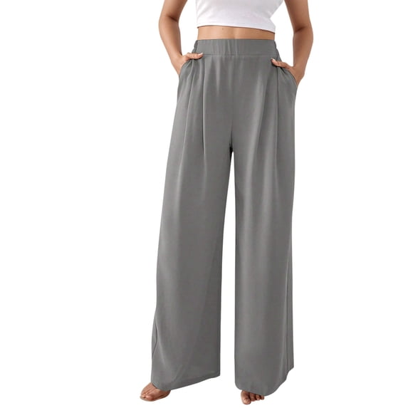 Women Pants Wide Leg Baggy Grey Pant Womens Pants Casual Comfy Pants Women Outfits