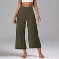 thumbnail image 1 of Women Pants Wide Leg Straight Baggy Green Pant Women Casual Comfy Pants Womens Dress Pants for Work, 1 of 4