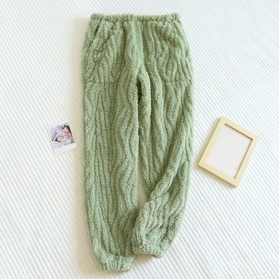 Women Pants Winter Warm Flannel Casual Pants Home Fashion Pajama Pants Casual Pants plus Size Casual Pants Suits for Women Womens Pants Casual Petite Business Casual Womens Pants Women Beach Clothes