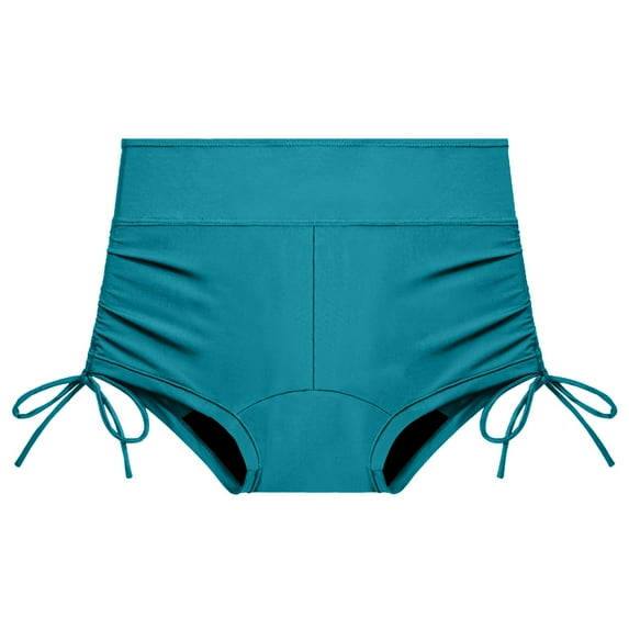 Women Pants for Swimming, Black Menstrual Bottoms, Leakproof Swimwear for Women Teens Girls