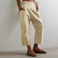 thumbnail image 1 of Women Pants for Women Casual Khaki Yoga Pants Loose Pants High Waist Wide Leg Pants Women Summer Outfits, 1 of 8