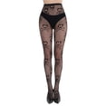 thumbnail image 1 of Women Pantyhose Halloween Stockings Hosiery Fishnet Sheer Pantyhose Breathable Hollow Out Tights for Women, 1 of 4