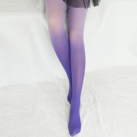 Women Pantyhose Vintage Gradient Color Tights Stockings Breathable Silk Stockings Breathable Women's Tights
