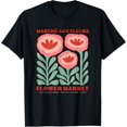 thumbnail image 1 of Women Paris Botanical Market Flower Graphic T-Shirt Size S-5XL, 1 of 5