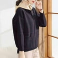 thumbnail image 1 of Women Patchwork Fashion Knit Jacket with Pocket, 1 of 9