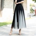 thumbnail image 1 of Women Patchwork Mid Length Skirt Dance Party A Line High Waisted Skirt Holiday Party Half Skirts Womens Summer Skirts Mesh Mini Skirt Denim Skirts plus Size Cute Skirts for Women Leather Pleated, 1 of 3