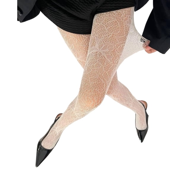 Women Patterned Tights Fishnet Stocking Butterfly Pattern Leggings Net Pantyhose