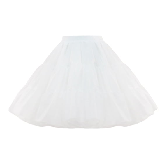 Women Petticoat 2 Adjustable Lace Short Underskirt For Cosplay Dress Court Style Skirt Gothic Halloween Accessory