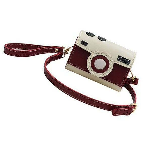 Women Phone Bag Camera Shape Shoulder Bag Simple Messengers Bag Novelty Handbag and Purse Korean Styles Crossbody Bag
