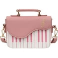 thumbnail image 1 of Women Piano Pattern Music Note Top Handle Satchel Mini Size Crossbody Tote Bag Purse, 1 of 7