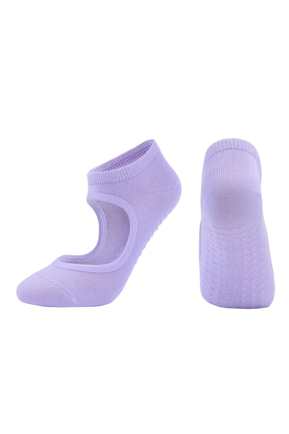 Women Pilates Socks Slip Pilates Socks Full Toe Socks Ankle Fall Grip Sock for Fitness Dance