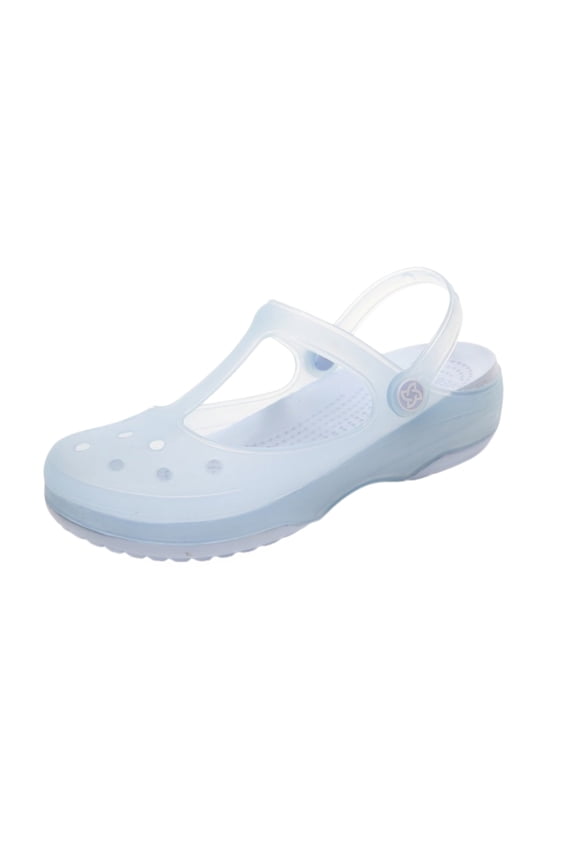 Women Platform Clogs Slip On Sandals Thick Sole Lightweight Non Slip Beach Outdoor Shoes