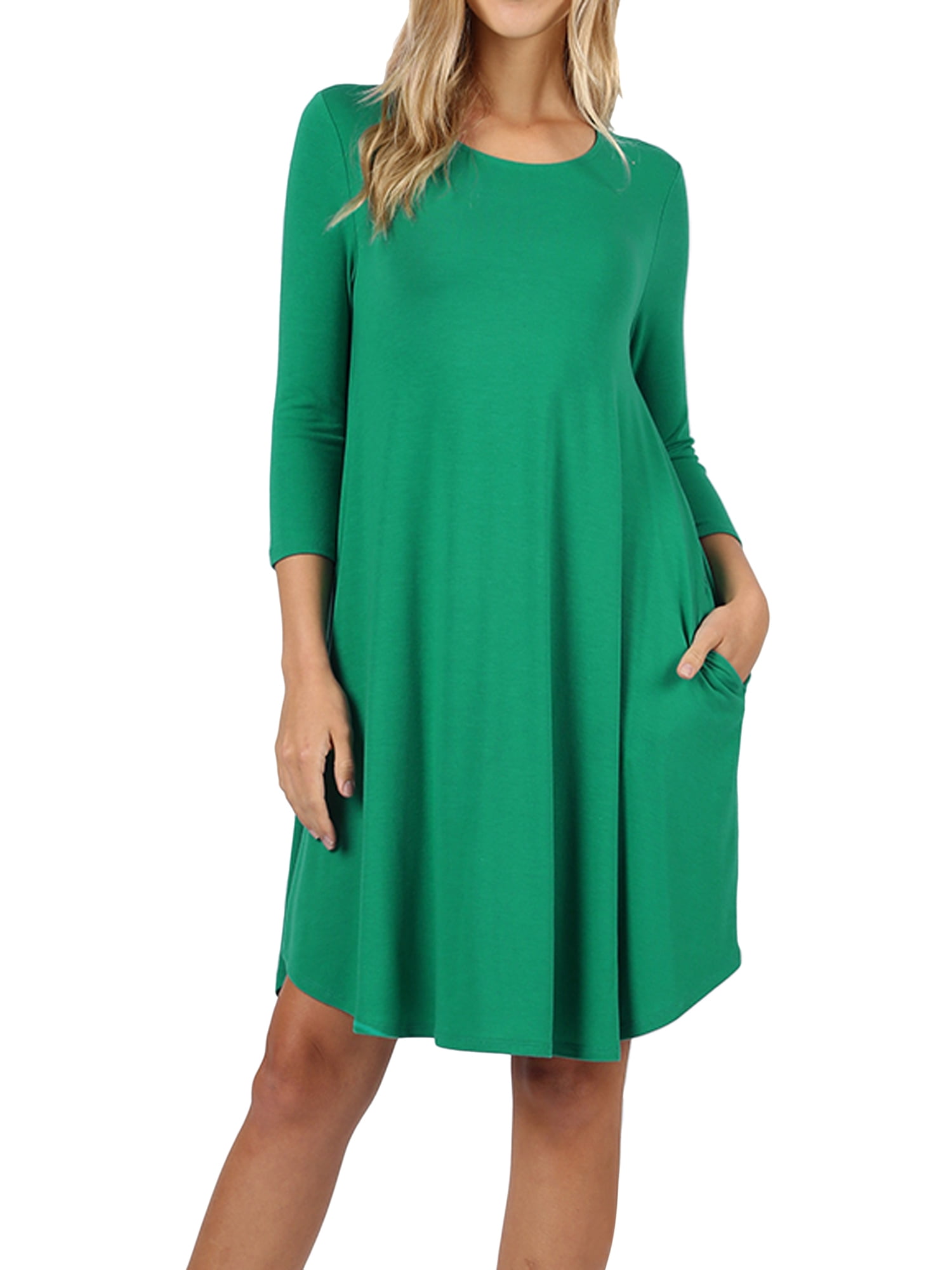 Tunic Dress 3/4 Sleeve main image 1