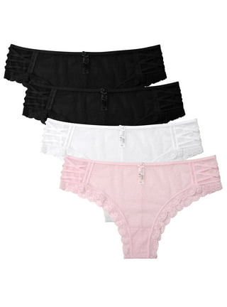 LoveByCho Women's Sexy Lace Boyshort Panties Cheeky Hipster Panties Pack of  5 Underwear