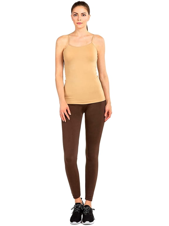 Women & Plus Seamless Fleece Lined Fleece One Size Winter Leggings - Plus Size (XL-2XL)