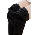 thumbnail image 1 of Women Plus Size Autumn Winter Warm High Elasticity Thick Fleece Leggings Pants, 1 of 2