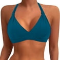 thumbnail image 1 of Women Plus Size Bikini Top Full Coverage Push Up Nylon Spandex Pool Party, 1 of 4