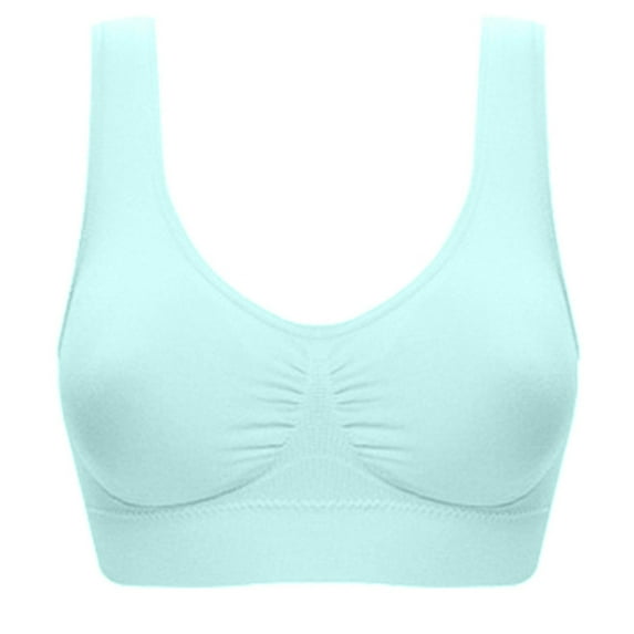 Women Plus Size Bras Padded Seamless Sleepwear Yoga Bra Wireless Underwear