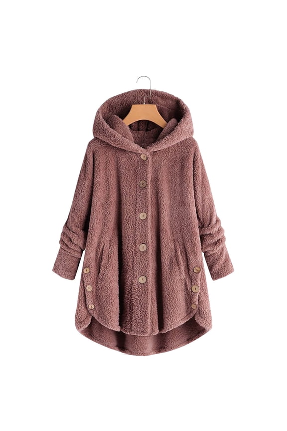 Women Plus Size Button Short Sleeve Cardigan Women Plush Tops Hooded Loose Womens Plus Leopard Cardigan Wool Coat Winter Womens Plus Size Open Front Sweaters Jacket