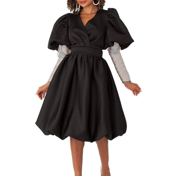 Women Plus Size Casual Summer Dresses Spring Ruffle Pleated Dress Midi Dress