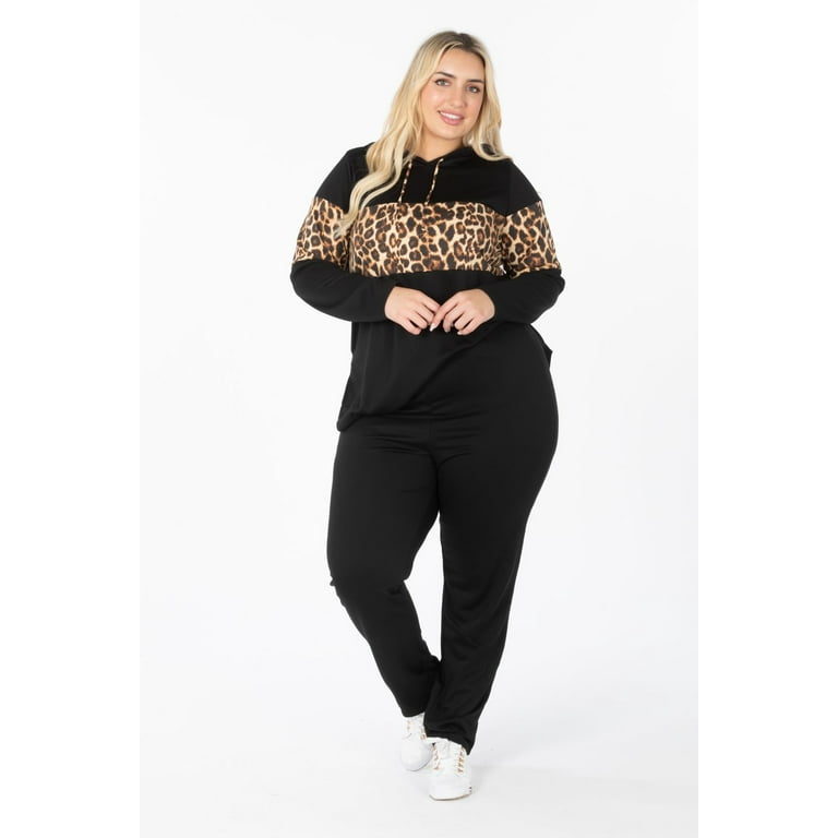 Walmart plus size sweat suits hotsell