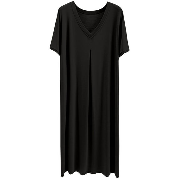 Women Plus Size Dress,Womens Fashion Summer Dress,Fashion Women's Short Sleeve V-Neck Dress,Maxi Dress,Sun Dresses On Clearance,Maxi Dresses for Women 2024