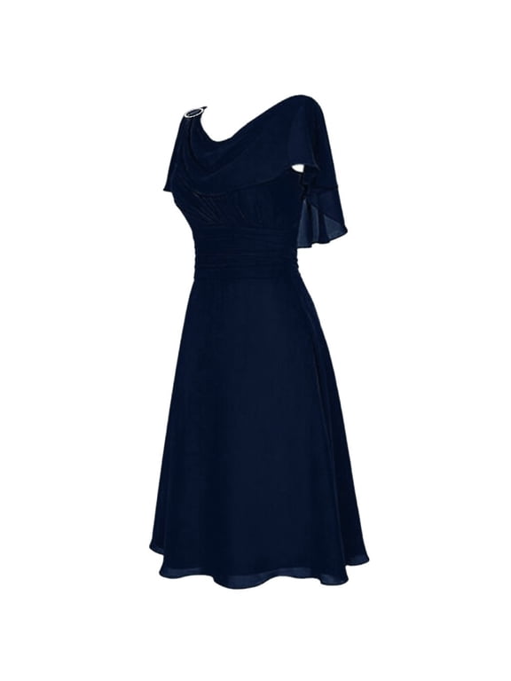 Women Plus Size Dresses Formal Wedding Bridesmaid High-waist Party Ball Prom Gown Cocktail Dress