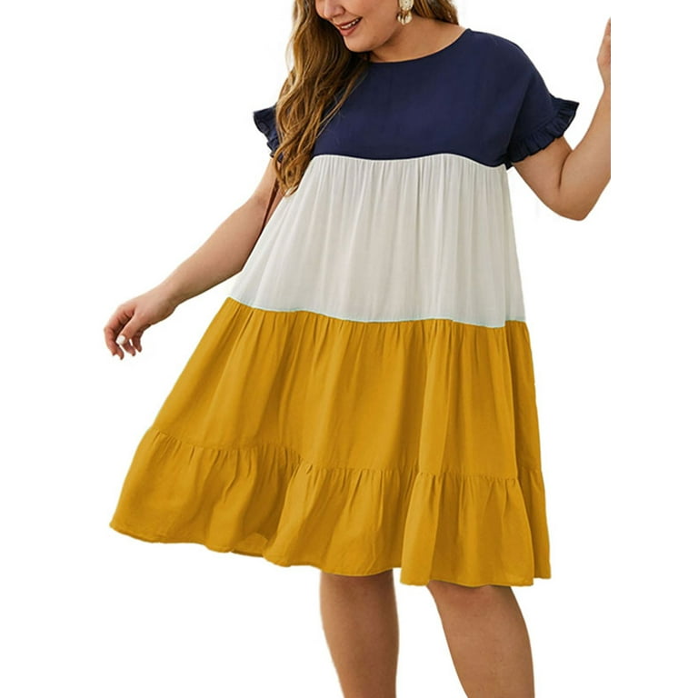 Plus size hotsell sundresses walmart