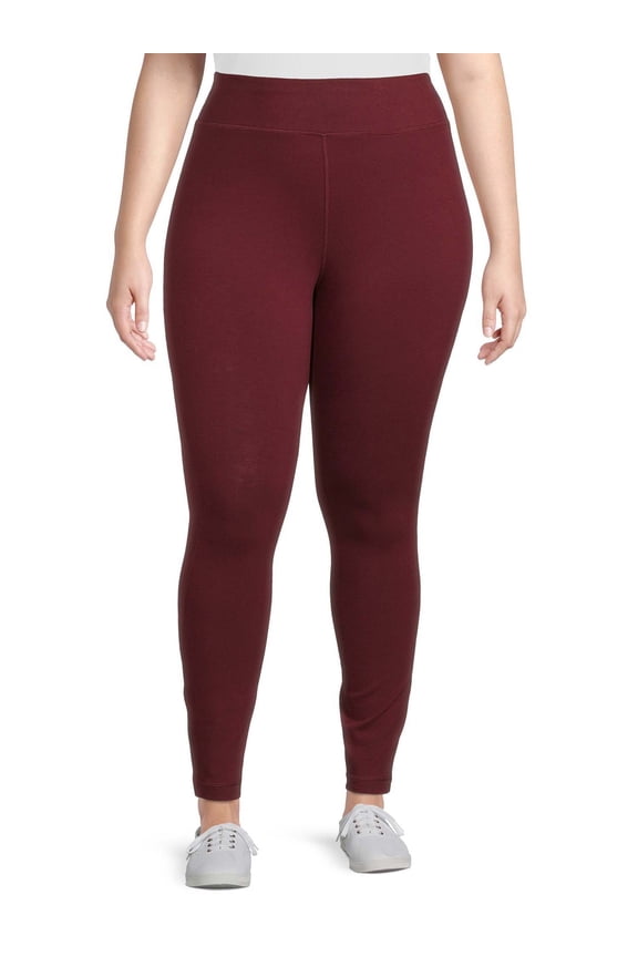 Women Plus Size Dri More Ankle Leggings, 28"