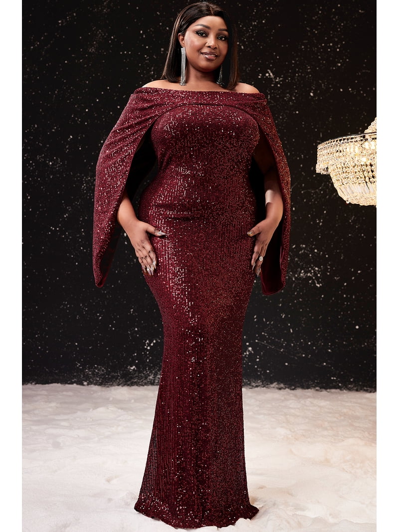 formal dresses cape cod High Couture NR2260 Long Sleeve Formal Cape Dress